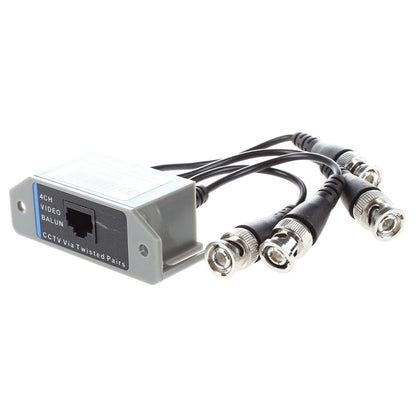 4 Channel Video ( BNC ) to UTP ( RJ45 ) Video Balun - Video Balun by buy2fix | Online Shopping UK | buy2fix
