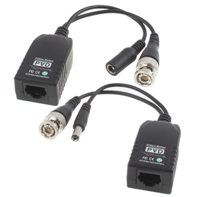 1-CH Passive Power & Video Balun Connector - Video Balun by buy2fix | Online Shopping UK | buy2fix