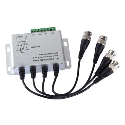 4 CH UTP Passive Video Balun , CCTV Via Twisted Pairs - Video Balun by buy2fix | Online Shopping UK | buy2fix