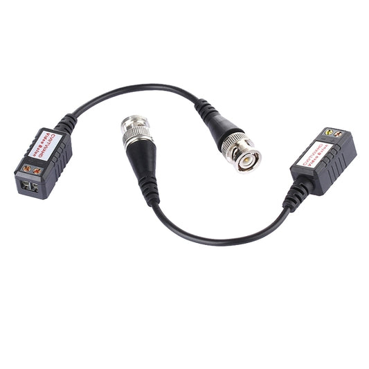 2 PCS 202P-HD Enhanced Version Coaxial CVI/TVI/AHD 1CH Passive Transceiver Video Balun - Video Balun by buy2fix | Online Shopping UK | buy2fix