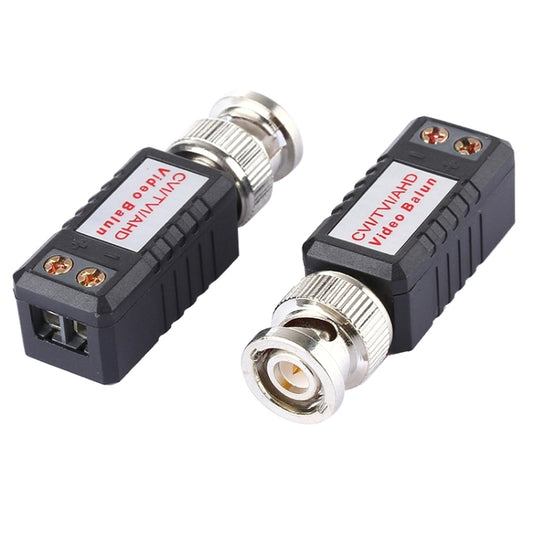2 PCS HD 202E Enhanced Version Coaxial CVI/TVI/AHD 1CH Passive Transceiver Video Balun - Video Balun by buy2fix | Online Shopping UK | buy2fix
