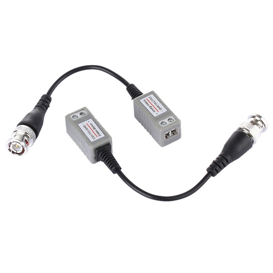 2 PCS HD 202P Coaxial CVI/TVI/AHD 1CH Passive Transceiver Video Balun - Video Balun by buy2fix | Online Shopping UK | buy2fix