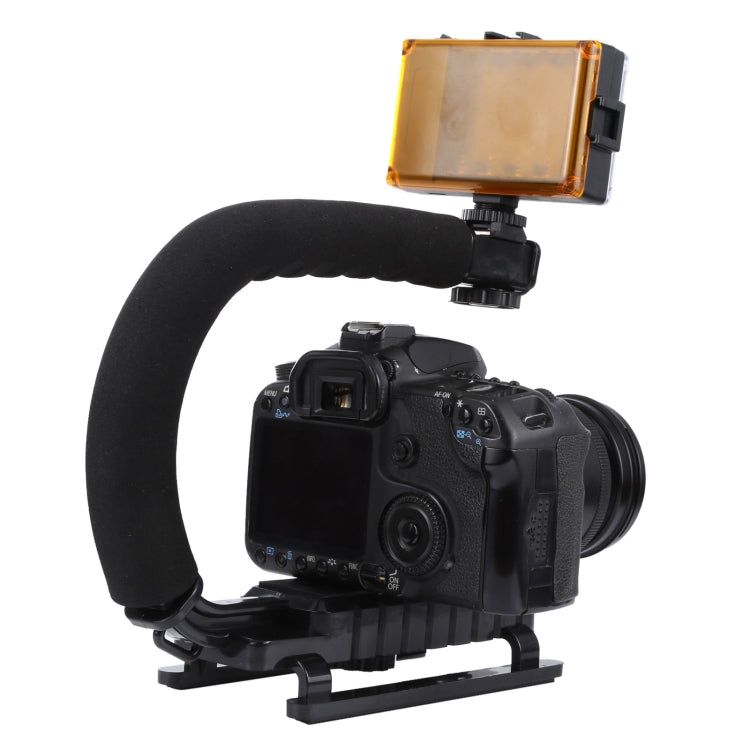 C-Shape Mount Holder Handle for DSLR / Camcorder DV - Camera Stabilizer by buy2fix | Online Shopping UK | buy2fix