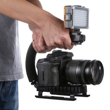 C-Shape Mount Holder Handle for DSLR / Camcorder DV - Camera Stabilizer by buy2fix | Online Shopping UK | buy2fix
