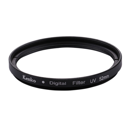52mm Digital Camera Aluminum Alloy Frame Lens UV Filter(Black) - UV Filter by buy2fix | Online Shopping UK | buy2fix