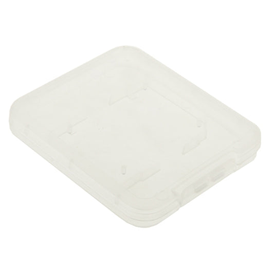 100Pcs Transparent Plastic Storage Card Box for Secure Digital Memory Card / SD Card - Card Case by buy2fix | Online Shopping UK | buy2fix