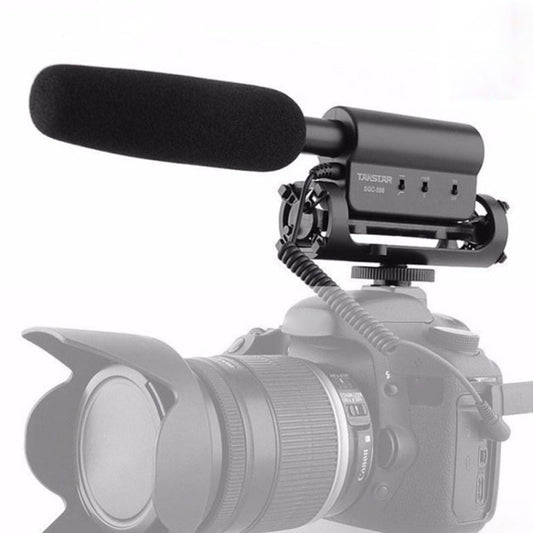 SGC-598 Condenser Recording Microphones Professional Photography Interview Dedicated Microphones for DSLR & DV Camcorder(Black) - Camera Microphone by buy2fix | Online Shopping UK | buy2fix