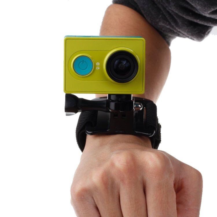 GP110 Arm Belt / Wrist Strap + Connecter Mount for GoPro, Insta360, DJI and Other Action Cameras(Black) - Wrist Strap by buy2fix | Online Shopping UK | buy2fix