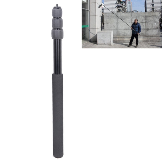 Aluminum Alloy Handheld Boom Pole Holder for SLR Camera / LED Light Microphone, Max Length: 173cm(Black) -  by buy2fix | Online Shopping UK | buy2fix