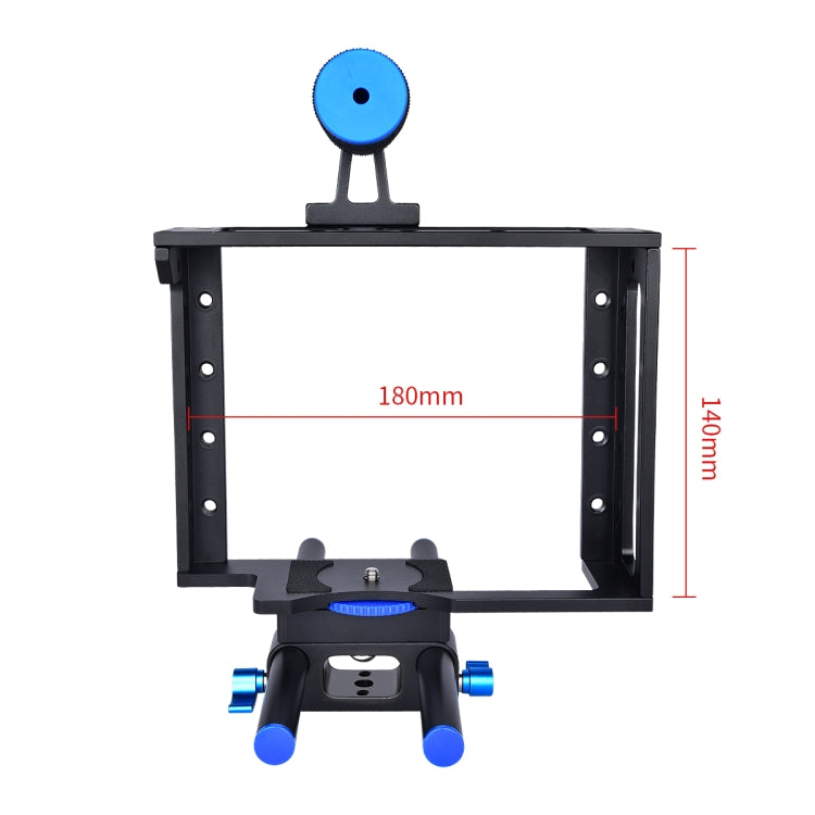 YELANGU YLG0107E Protective DSLR Camera Cage Stabilizer / Top Handle Set(Black) - Camera Cage by YELANGU | Online Shopping UK | buy2fix