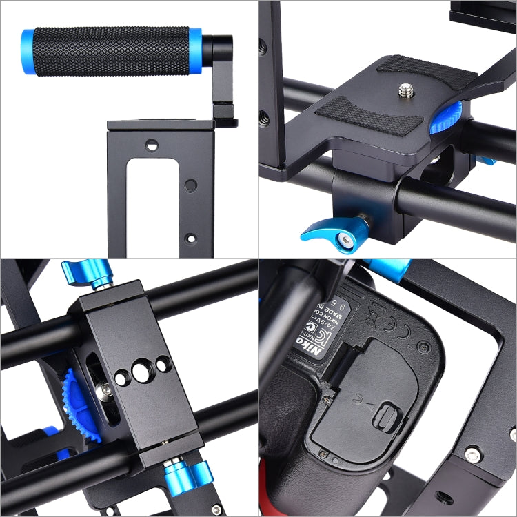 YELANGU YLG0107E Protective DSLR Camera Cage Stabilizer / Top Handle Set(Black) - Camera Cage by YELANGU | Online Shopping UK | buy2fix