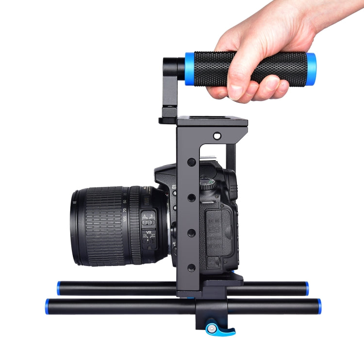 YELANGU YLG0107E Protective DSLR Camera Cage Stabilizer / Top Handle Set(Black) - Camera Cage by YELANGU | Online Shopping UK | buy2fix