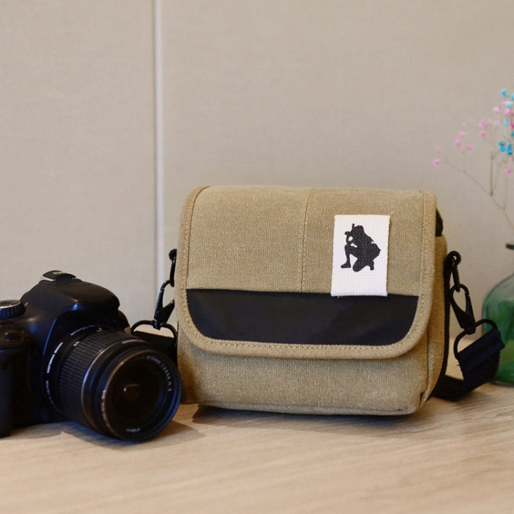 Universal Camera Bag, Inside Size: approx. 200mm x 115mm x 100mm(Brown) by buy2fix