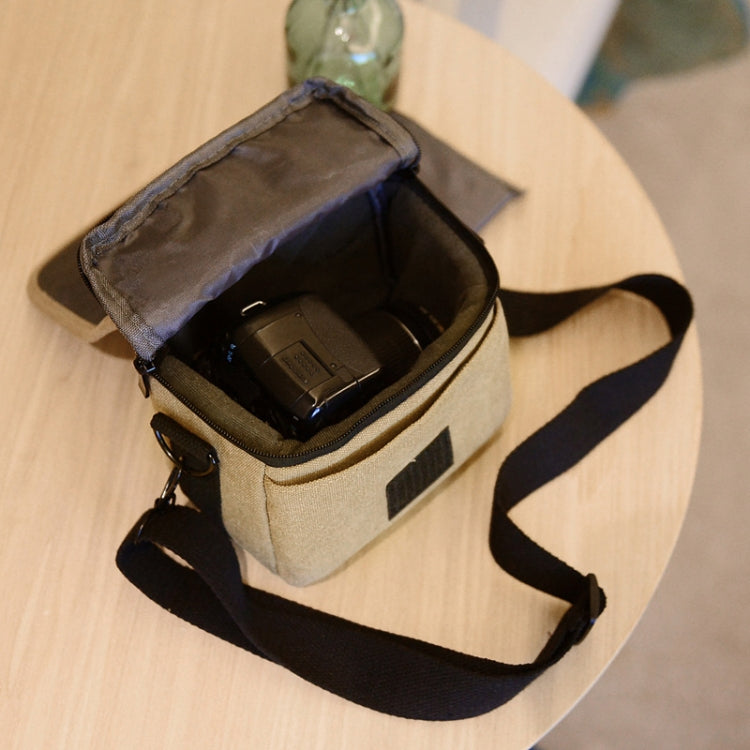 Universal Camera Bag, Inside Size: approx. 200mm x 115mm x 100mm(Brown) by buy2fix