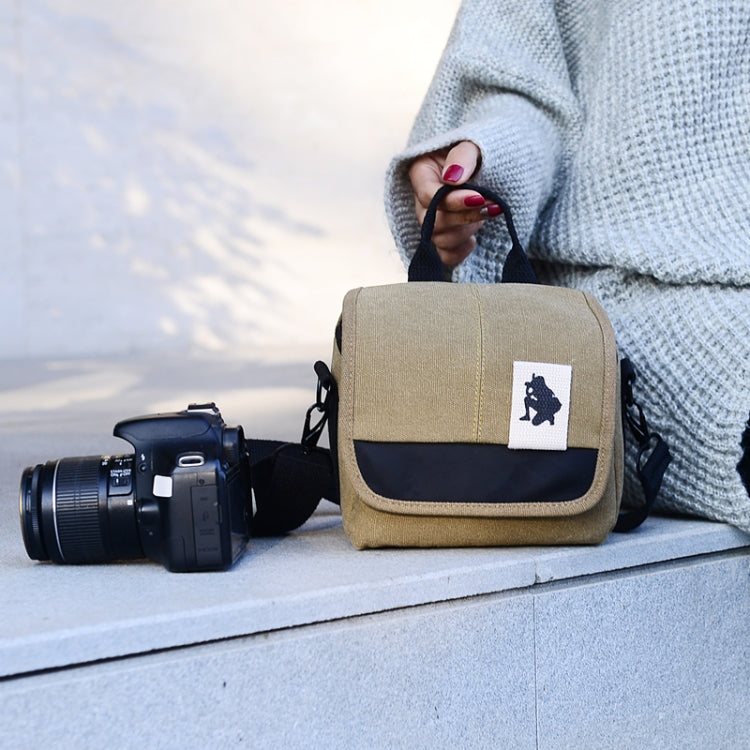 Universal Camera Bag, Inside Size: approx. 200mm x 115mm x 100mm(Brown) by buy2fix