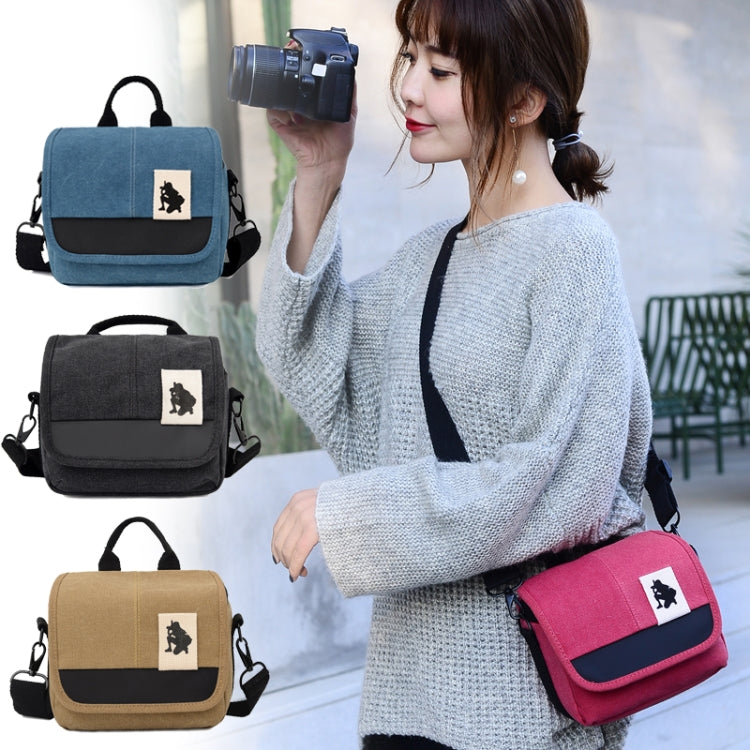 Universal Camera Bag, Inside Size: approx. 200mm x 115mm x 100mm(Brown) by buy2fix