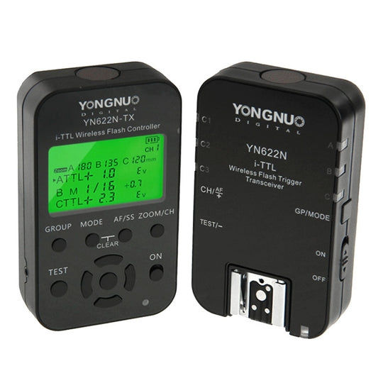 YONGNUO YN622N-KIT i-TTL Wireless Flash Trigger Controller + Transceiver Kit for Nikon Camera