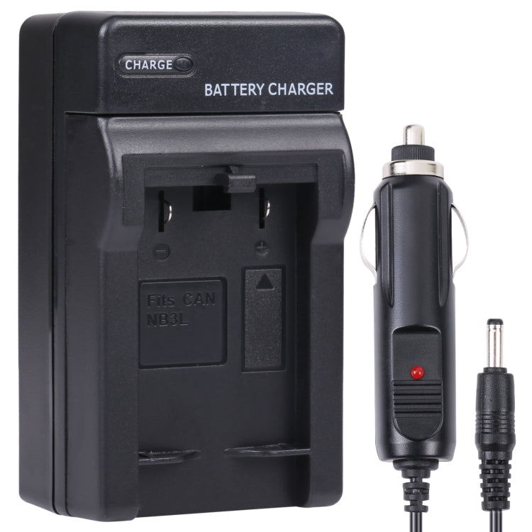 Digital Camera Battery Charger for CANON NB3L(Black) - Battery Car Charger by buy2fix | Online Shopping UK | buy2fix