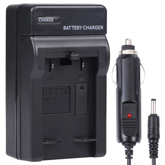 Digital Camera Battery Charger for CANON NB3L(Black) - Battery Car Charger by buy2fix | Online Shopping UK | buy2fix