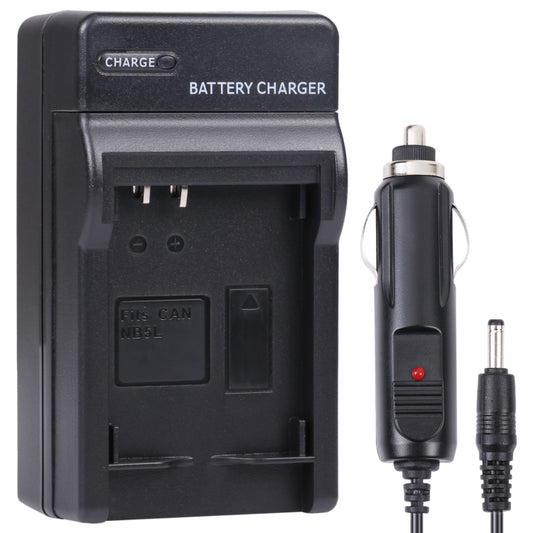 Digital Camera Battery Charger for CANON NB5L(Black) - Battery Car Charger by buy2fix | Online Shopping UK | buy2fix