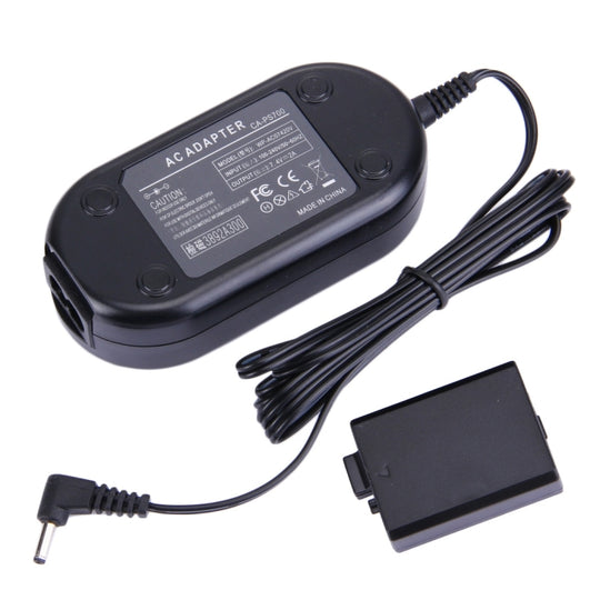 Ensemble d'adaptateur secteur pour appareil photo ACK-E5 7,4 V 2 A pour Canon EOS 500D/450D/1000D (noir)