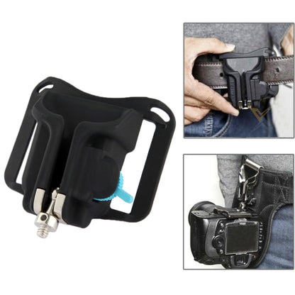 Camera Holster Waist Belt Buckle Button Fast Loading for All Camera(Black) by buy2fix