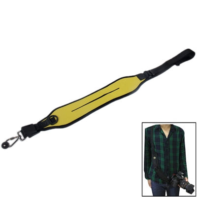 Anti-Slip Elastic Neoprene Quick Sling Strap for Camera (Yellow) by buy2fix