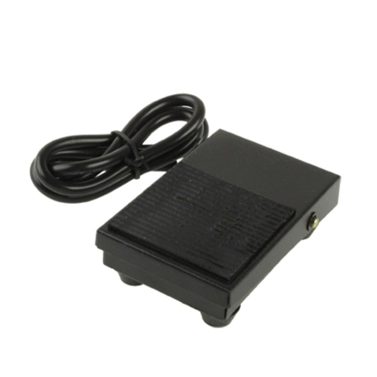 AC 250V 10A Metal Case Nonslip Foot Treadle Switch (TFS-1)(Black) - Door Window Alarm by buy2fix | Online Shopping UK | buy2fix