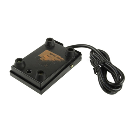 AC 250V 10A Metal Case Nonslip Foot Treadle Switch (TFS-1)(Black) - Door Window Alarm by buy2fix | Online Shopping UK | buy2fix