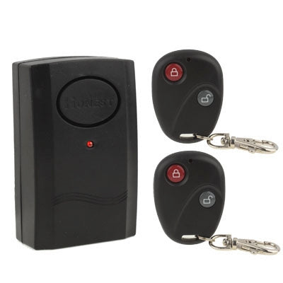 Wireless Remote Control Vibration Alarm, 2x Remote Control, Free GF22 Battery - Door Window Alarm by buy2fix | Online Shopping UK | buy2fix