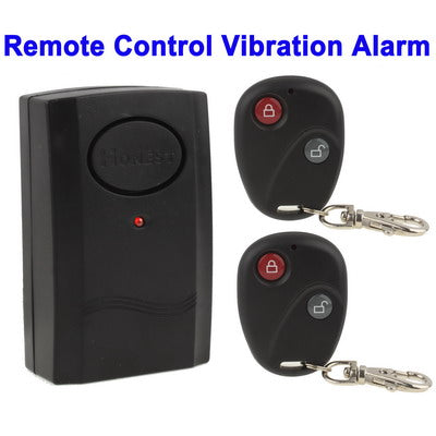 Wireless Remote Control Vibration Alarm, 2x Remote Control, Free GF22 Battery - Door Window Alarm by buy2fix | Online Shopping UK | buy2fix