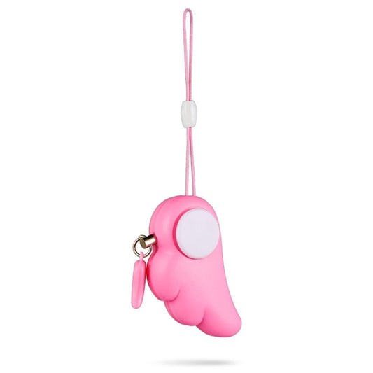 Angel Wing Anti-rape Device Personal Alarm, Self-defense Defend Wolf, Mini Alarm with 90dB Alarm Sound for Girl and Kids(Pink) - Anti-lost Alarm by buy2fix | Online Shopping UK | buy2fix