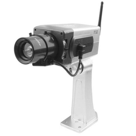 Fake Dummy Wireless Surveillance IR LED Security Camera with 45 Rotation(Silver) - Simulated Cameras by buy2fix | Online Shopping UK | buy2fix