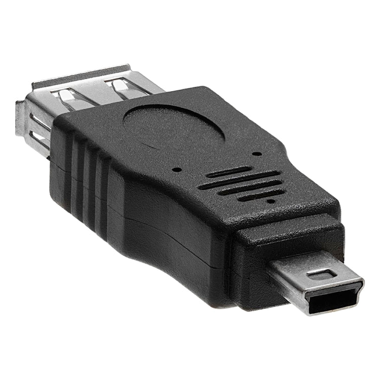 10 PCS USB Female to Mini USB Male Adapter(Black) by buy2fix