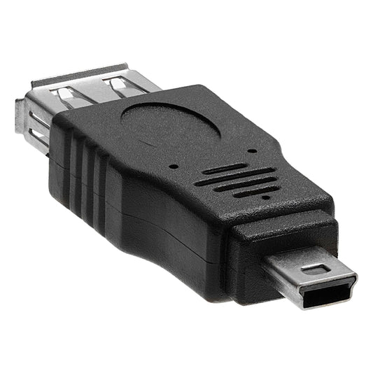 10 PCS USB Female to Mini USB Male Adapter(Black) by buy2fix