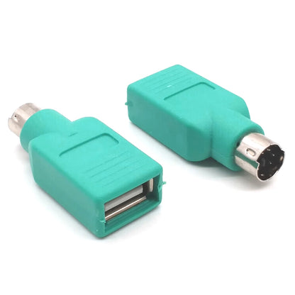 10 pcs USB Female to PS Male Convertor Plug by buy2fix