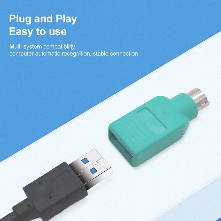 10 pcs USB Female to PS Male Convertor Plug by buy2fix