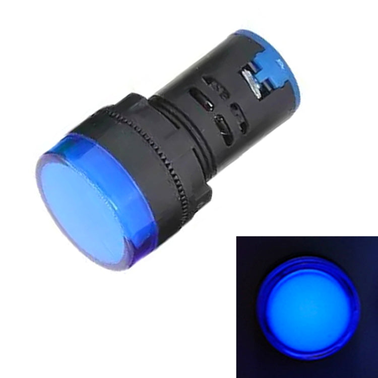 12V AD16-22D / S 22mm LED Signal Indicator Light Lamp (Blue) by buy2fix