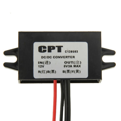 12V To 5V USB Car Power Charger Adapter Step Down Module DC-DC Converter for GPS / Vehicle Recorder - Voltage Stabilizer by buy2fix | Online Shopping UK | buy2fix