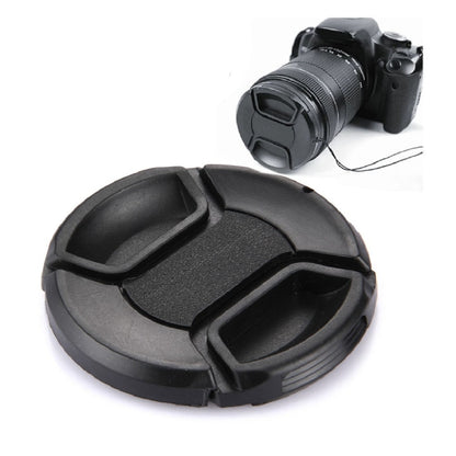 62mm Center Pinch Camera Lens Cap(Black) by buy2fix