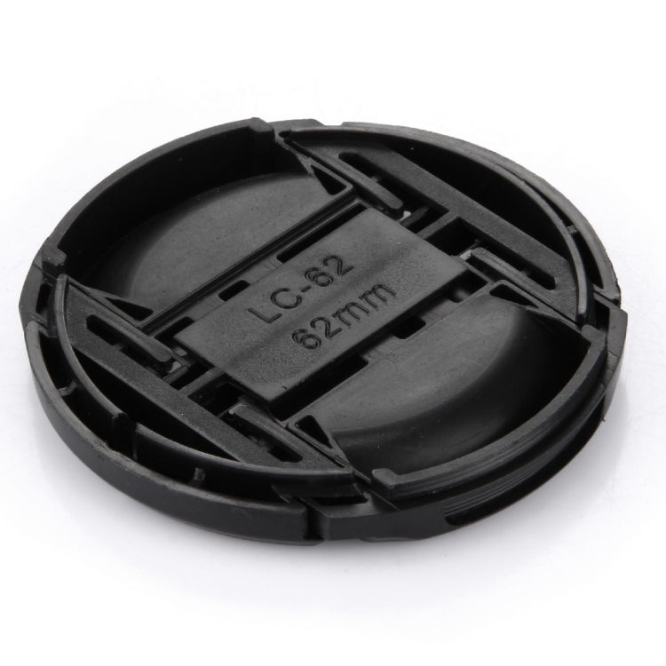 62mm Center Pinch Camera Lens Cap(Black) by buy2fix