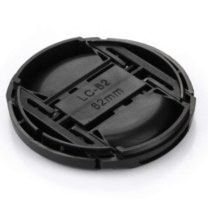 62mm Center Pinch Camera Lens Cap(Black) by buy2fix
