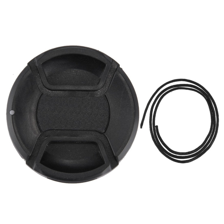 62mm Center Pinch Camera Lens Cap(Black) by buy2fix