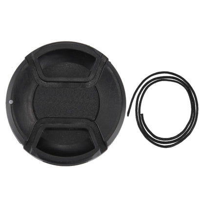 62mm Center Pinch Camera Lens Cap(Black) by buy2fix