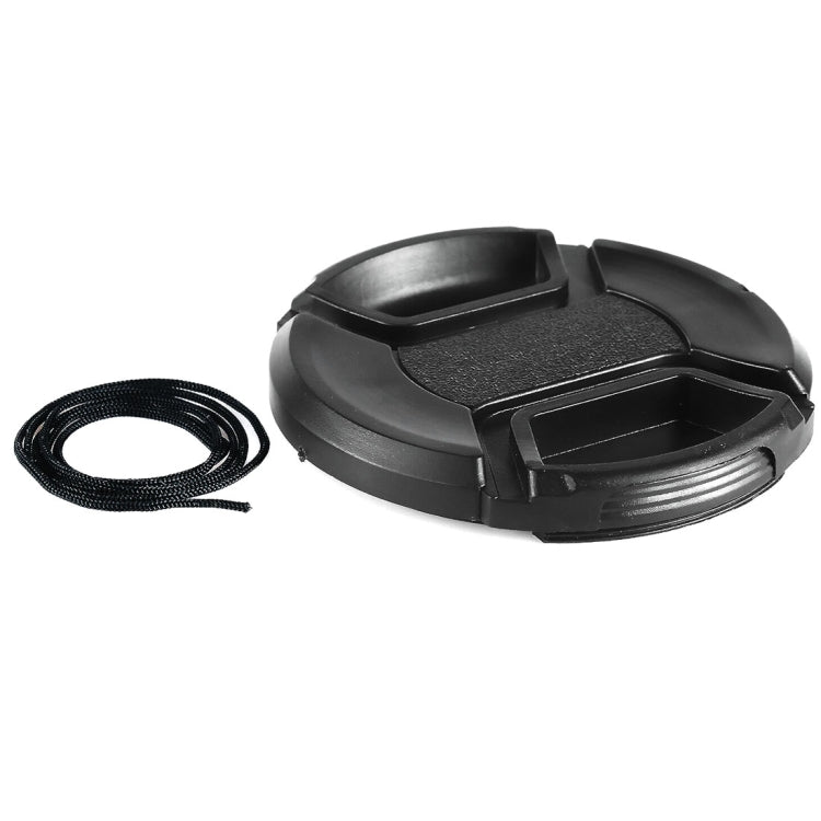 77mm Center Pinch Camera Lens Cap(Black) by buy2fix