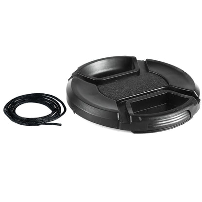 77mm Center Pinch Camera Lens Cap(Black) by buy2fix