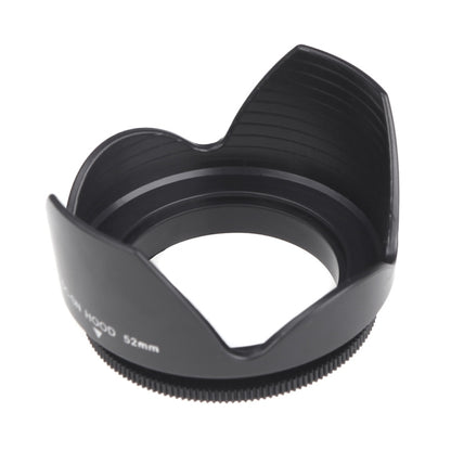 52mm Lens Hood for Cameras(Screw Mount)(Black) - Lens Hood by buy2fix | Online Shopping UK | buy2fix