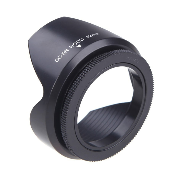 52mm Lens Hood for Cameras(Screw Mount)(Black) - Lens Hood by buy2fix | Online Shopping UK | buy2fix