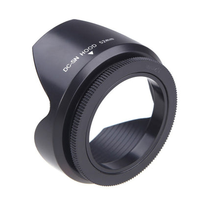 52mm Lens Hood for Cameras(Screw Mount)(Black) - Lens Hood by buy2fix | Online Shopping UK | buy2fix