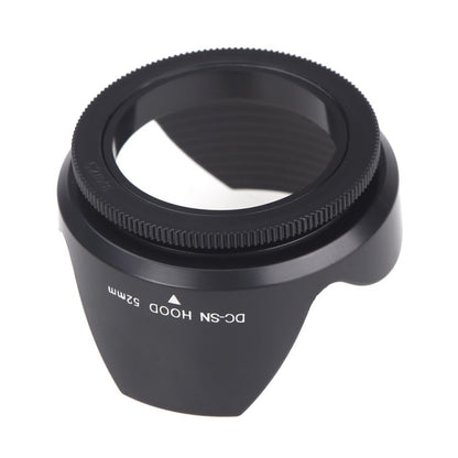 52mm Lens Hood for Cameras(Screw Mount)(Black) - Lens Hood by buy2fix | Online Shopping UK | buy2fix